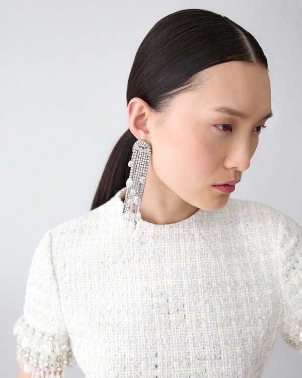 Teardrop Tassel Earrings